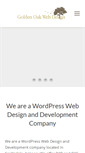 Mobile Screenshot of goldenoakwebdesign.com